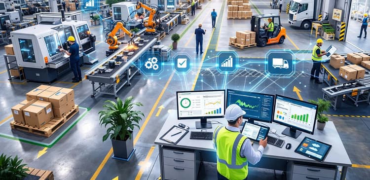 CNC Machining Shop Floor