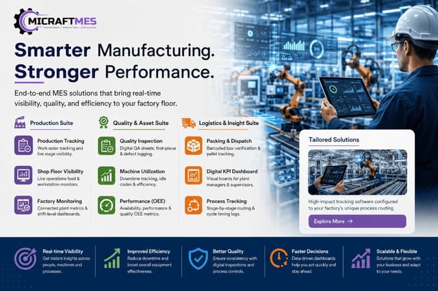 Micraft End-to-End MES Solutions