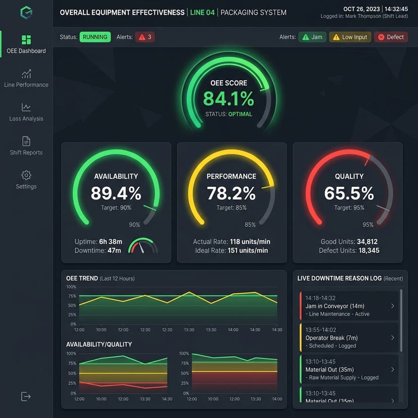 OEE Dashboard