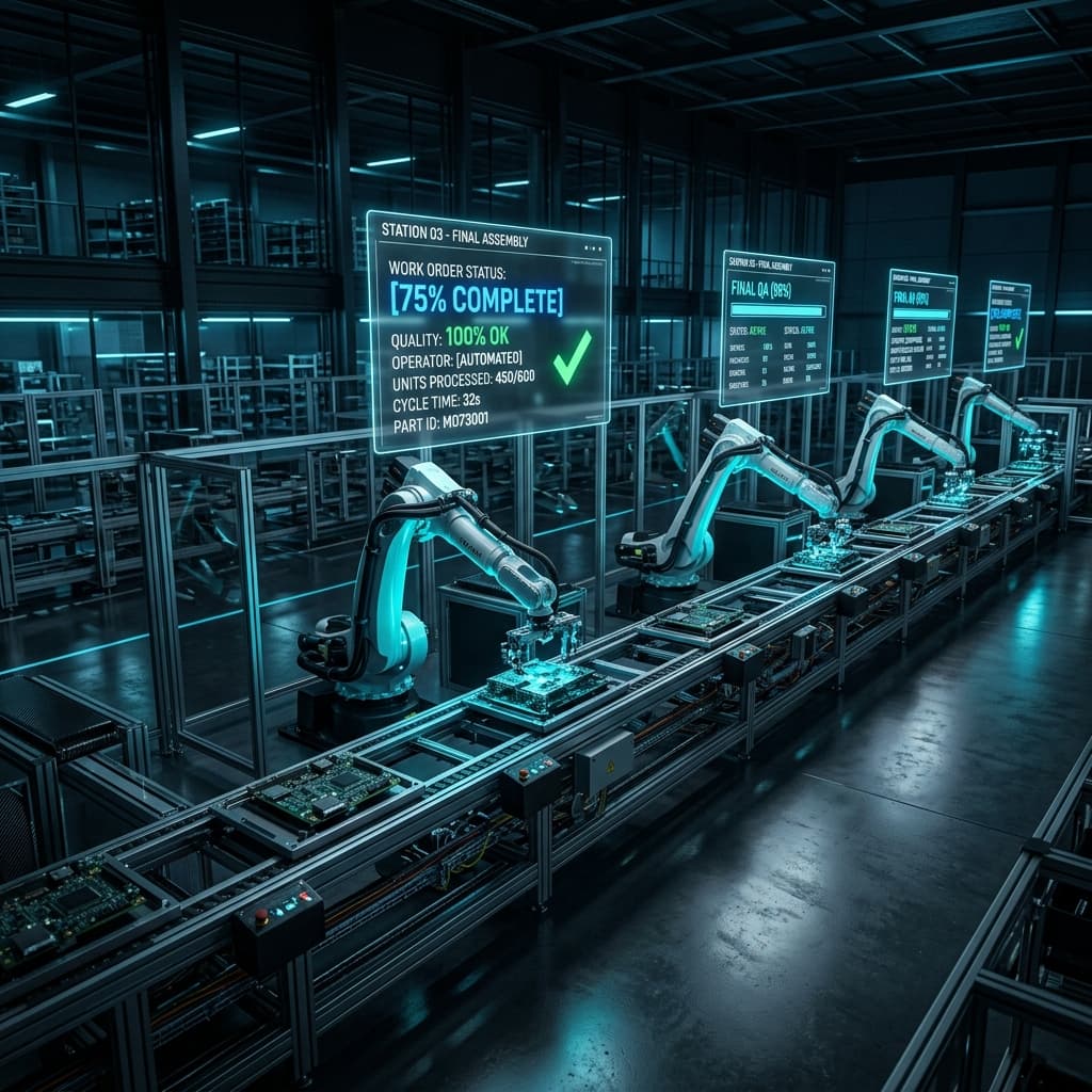 Digital Production Tracking Interface